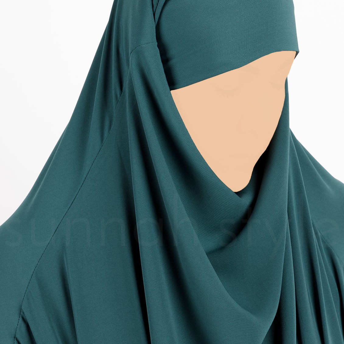Sunnah Style Plain Full Length Jilbab Teal